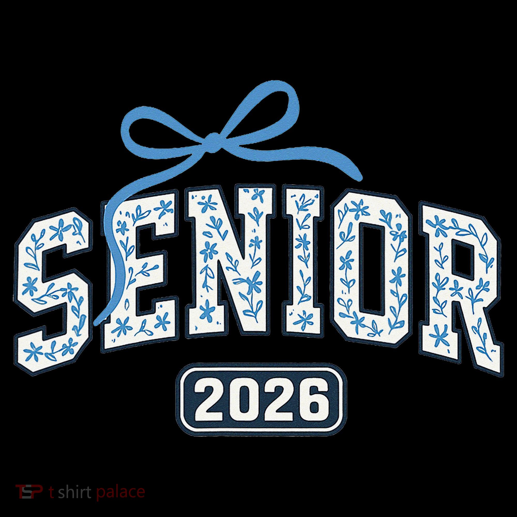 Senior 2026 Graduation Floral Pattern Women's Tank Top