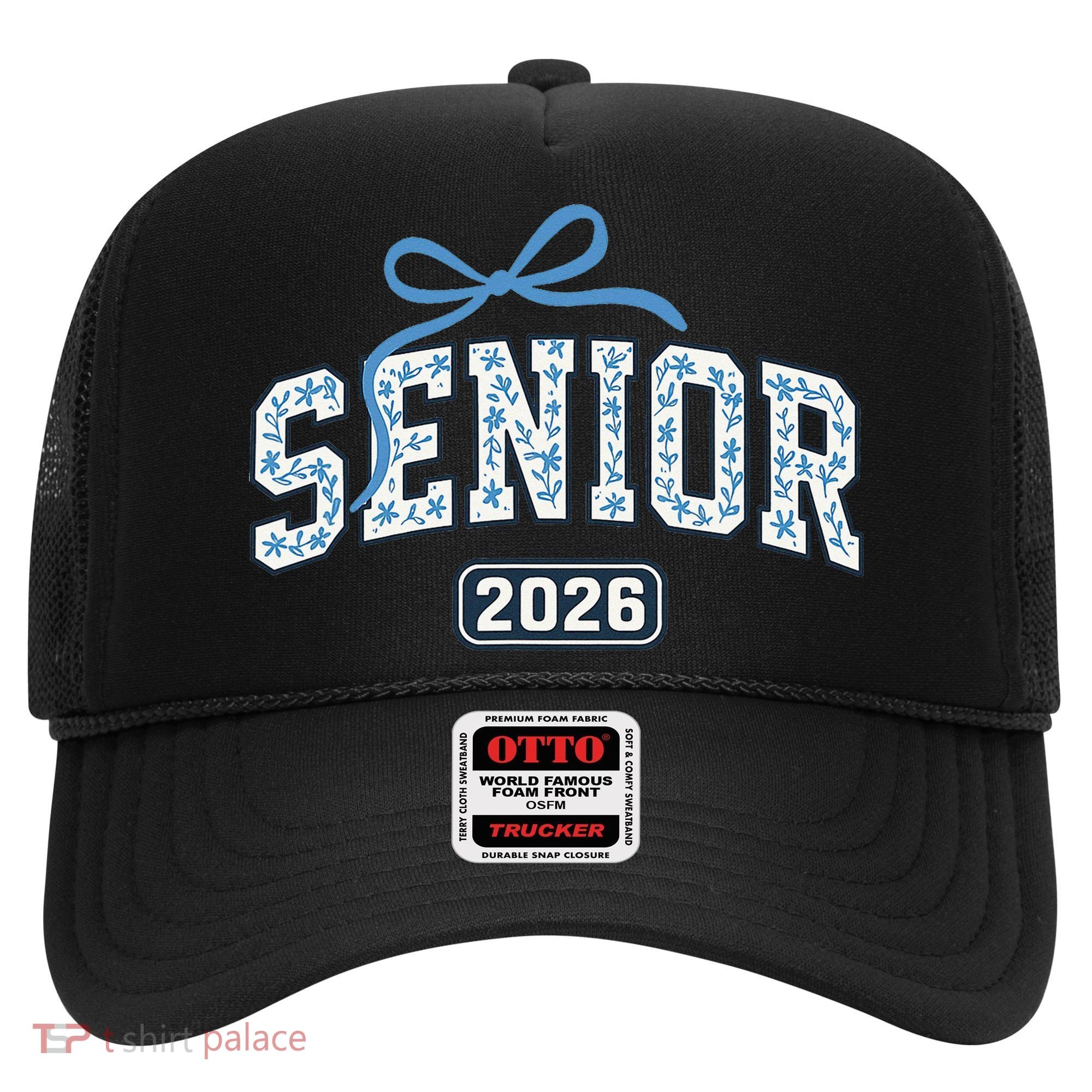 Senior 2026 Graduation Floral Pattern Hat