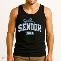 Senior 2026 Graduation Floral Pattern Tank Top thumb 3