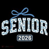 Senior 2026 Graduation Floral Pattern Tote Bag thumb 4