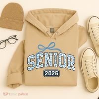 Senior 2026 Graduation Floral Pattern Hoodie thumb 4