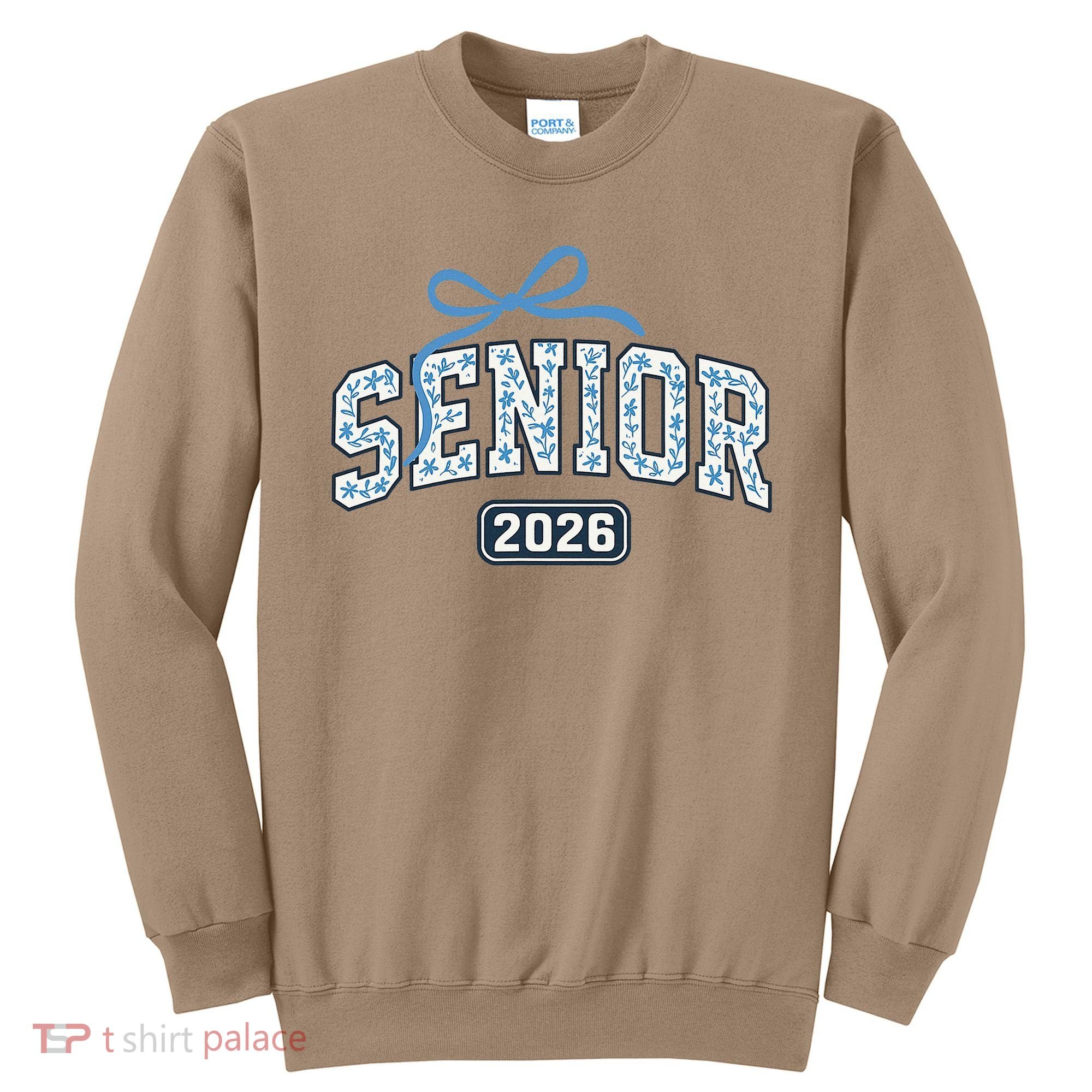 Senior 2026 Graduation Floral Pattern Sweatshirt