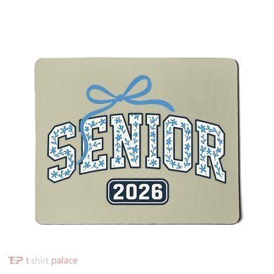 Senior 2026 Graduation Floral Pattern Mousepad