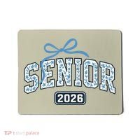 Senior 2026 Graduation Floral Pattern Mousepad thumb 0