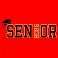 Senior 2026 Graduation Santa Hat thumb 1