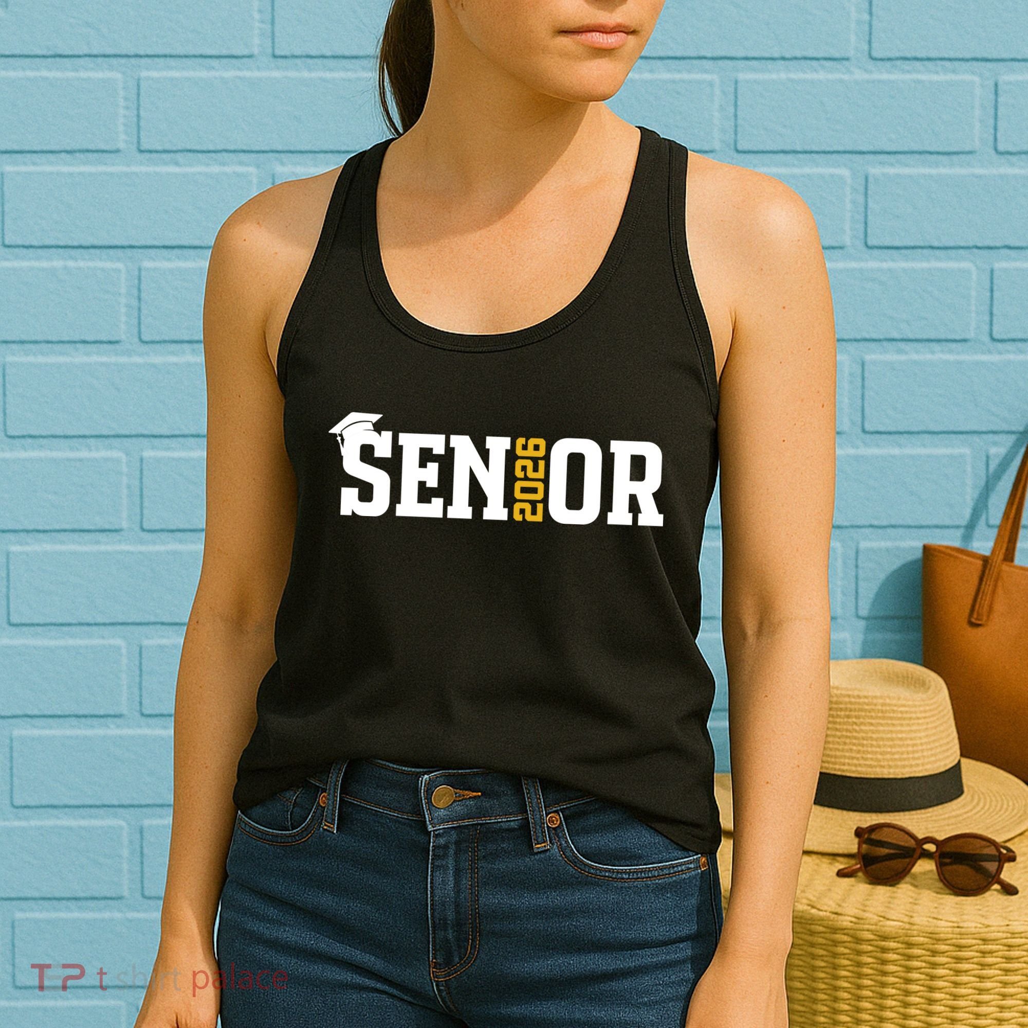 Senior 2026 Graduation Graduate Gift Merch Women's Tank Top