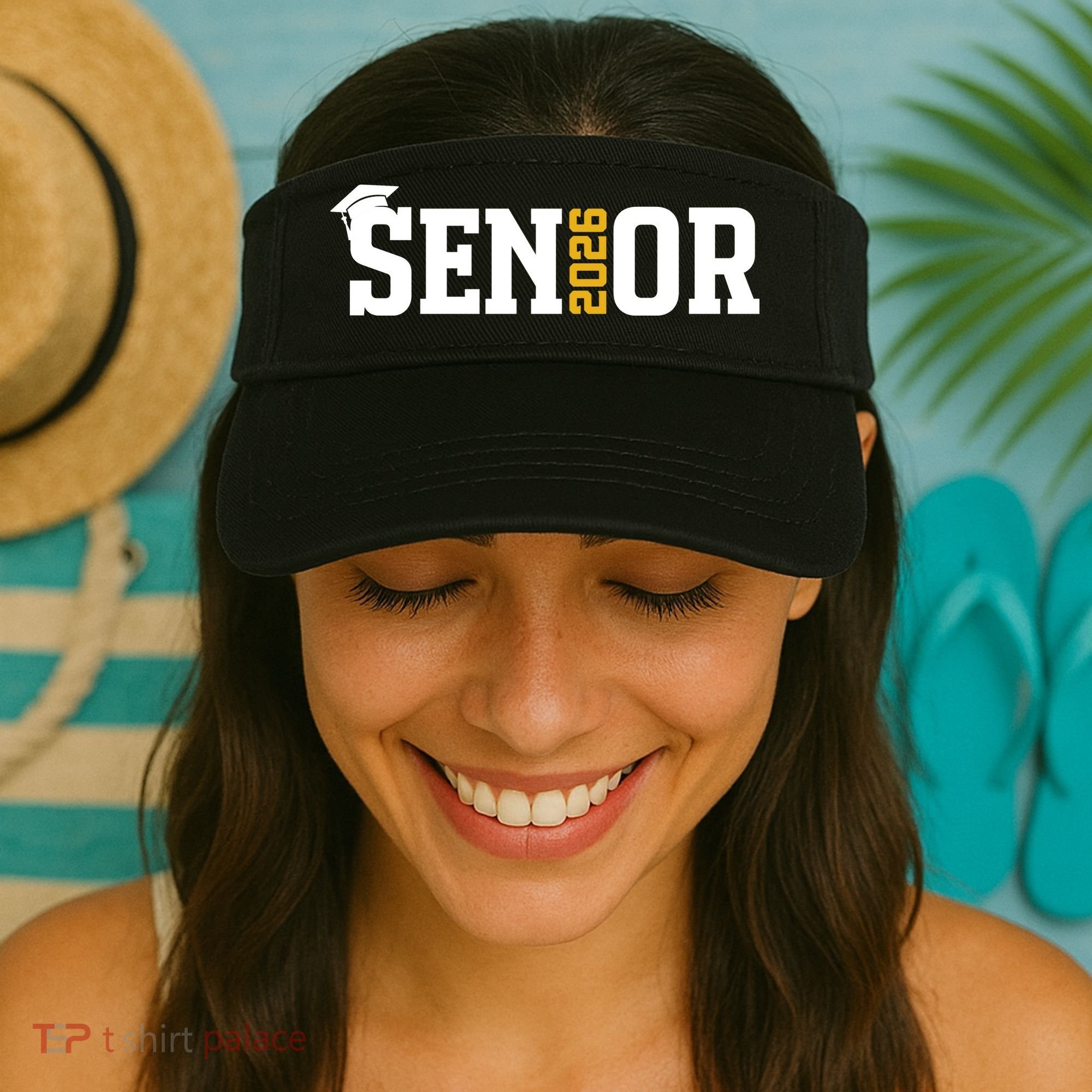 Senior 2026 Graduation Graduate Gift Merch Visor
