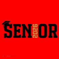 Senior 2026 Graduation Graduate Gift Merch Santa Hat thumb 1