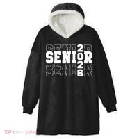 Senior 2026 High School Graduation Hooded Wearable Blanket thumb 0