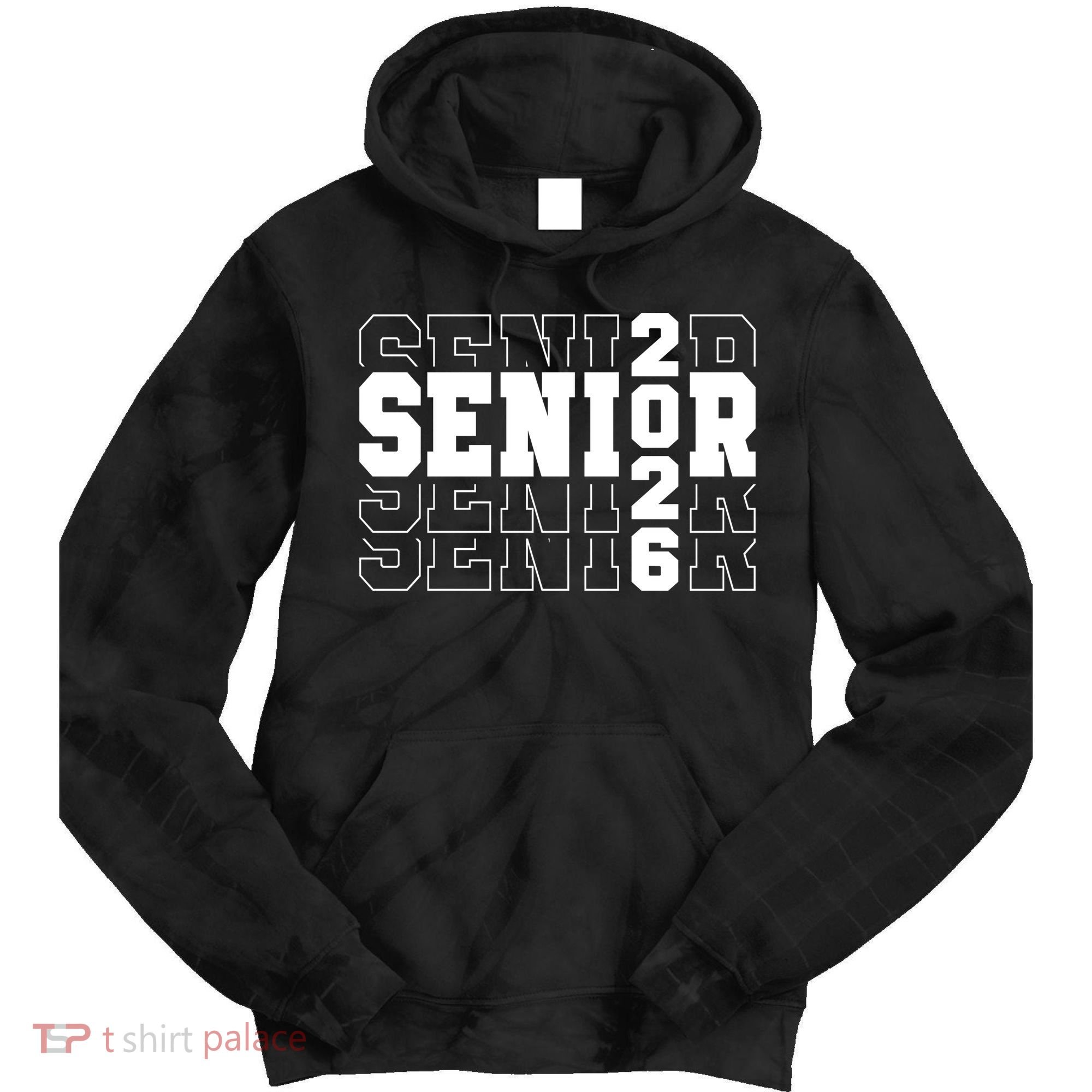 Senior 2026 High School Graduation Tie Dye Hoodie