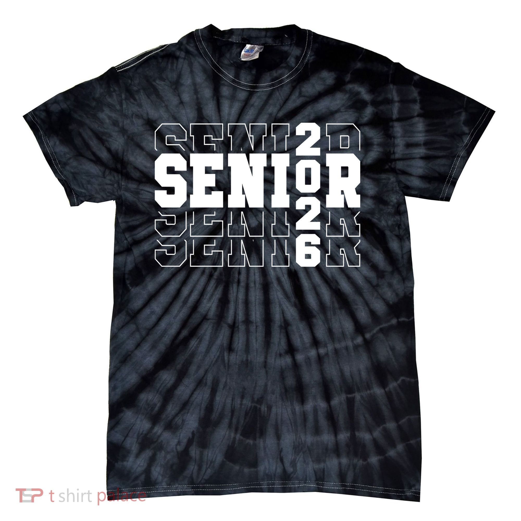Senior 2026 High School Graduation Tie-Dye T-Shirt