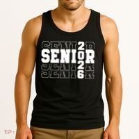 Senior 2026 High School Graduation Tank Top thumb 3