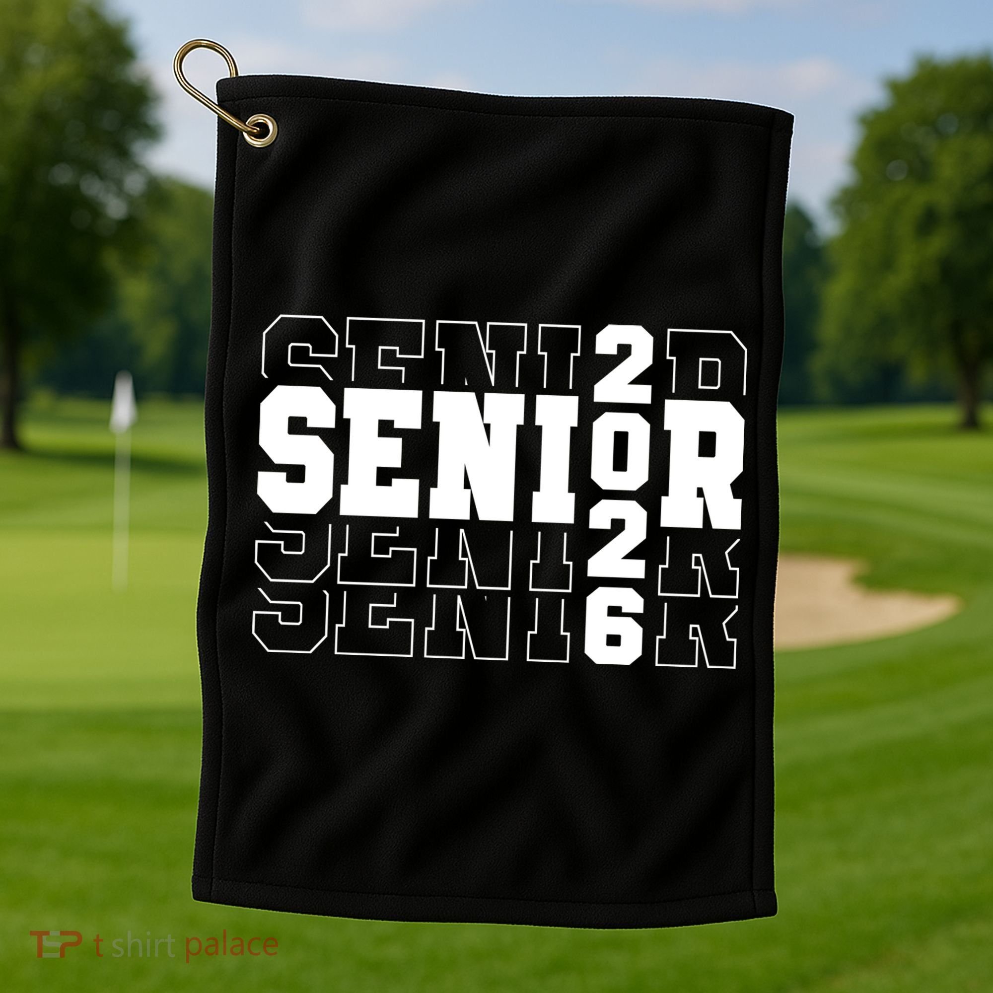 Senior 2026 High School Graduation Golf Towel