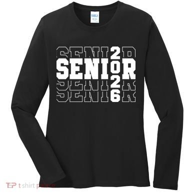 Senior 2026 High School Graduation Women's Long Sleeve Shirt
