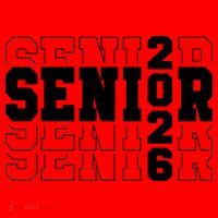 Senior 2026 High School Graduation Santa Hat thumb 1