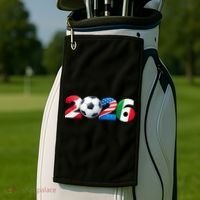 Soccer 2026 North America Tournament Golf Towel thumb 2