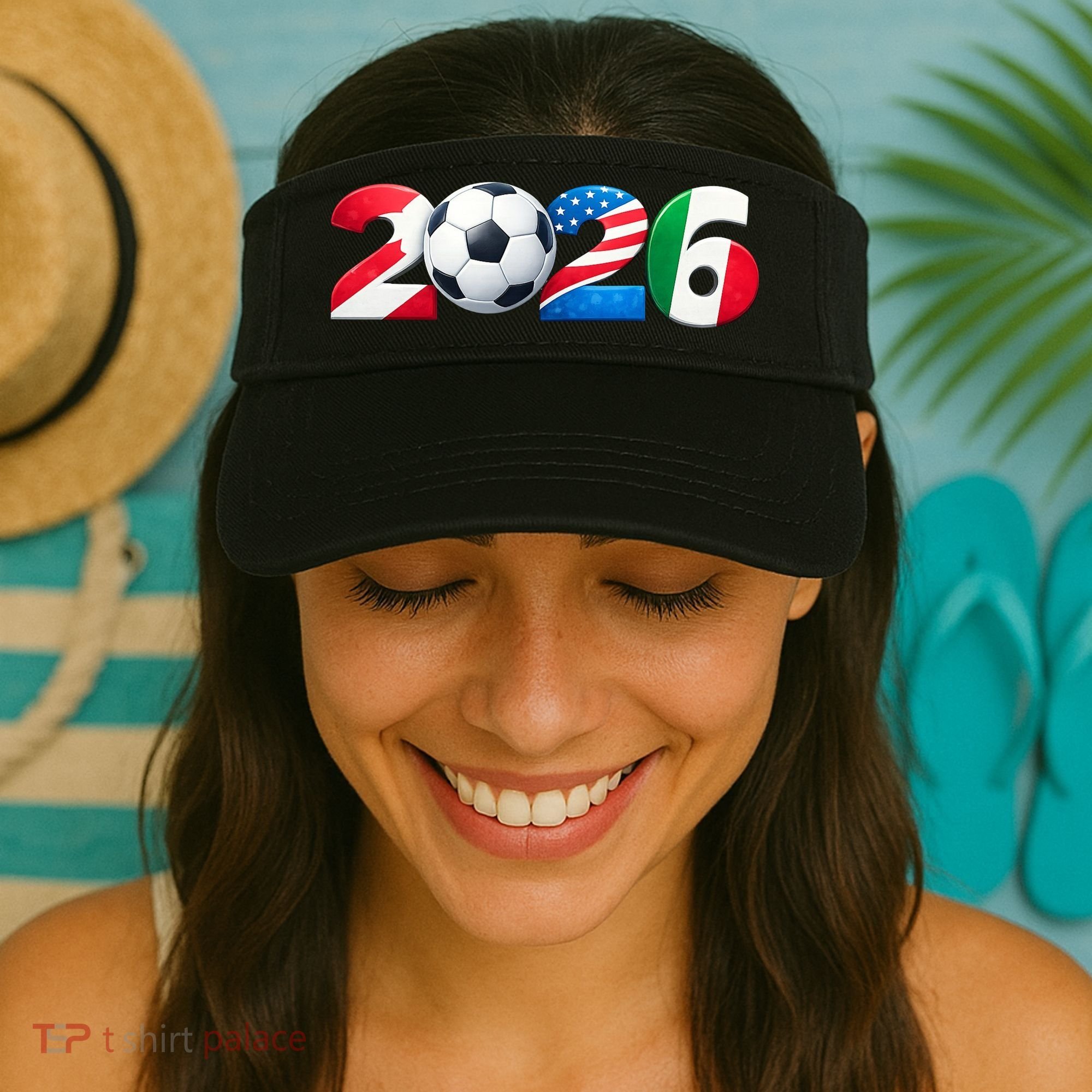 Soccer 2026 North America Tournament Visor