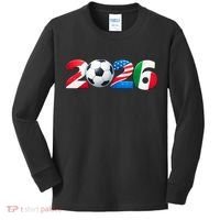 Soccer 2026 North America Tournament Kids Long Sleeve Shirt thumb 0