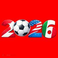 Soccer 2026 North America Tournament Santa Hat thumb 1