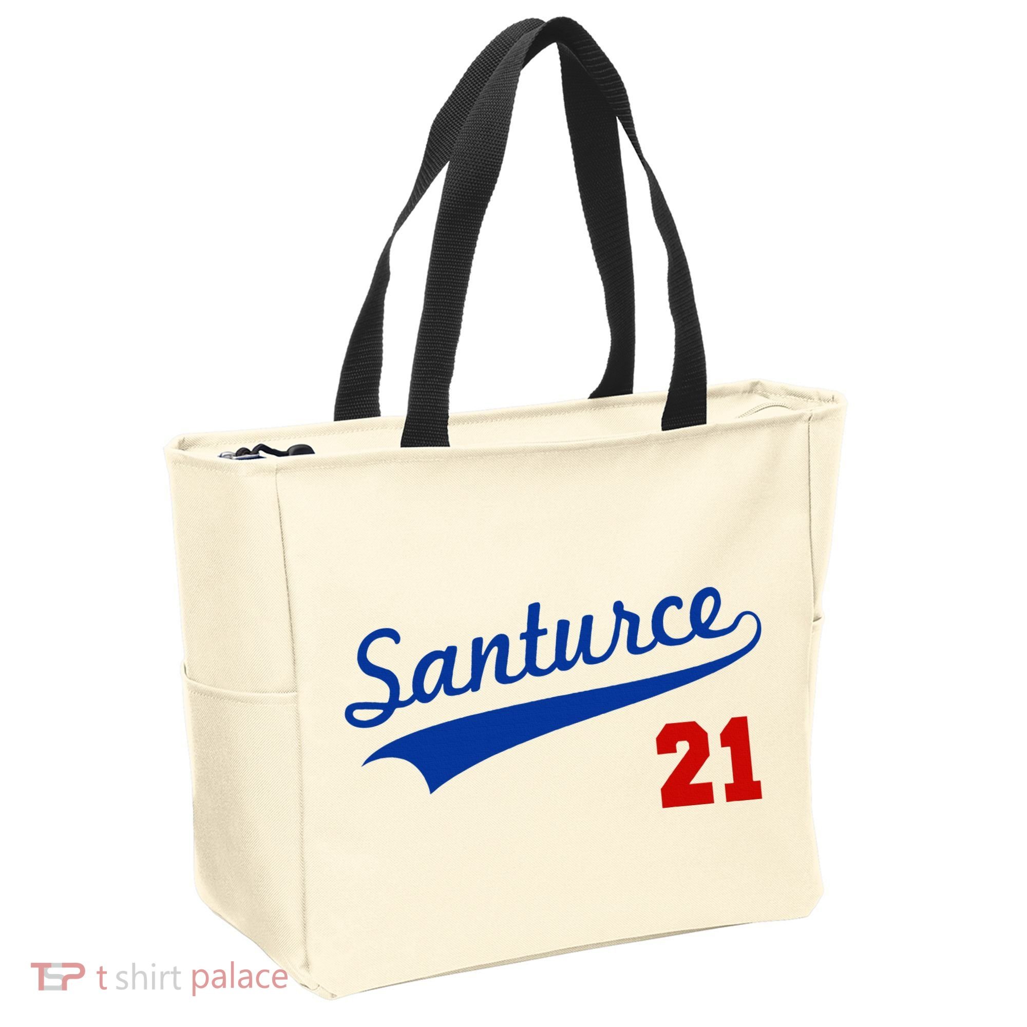 Santurce 21 Puerto Rico Baseball Boricua Tote Bag