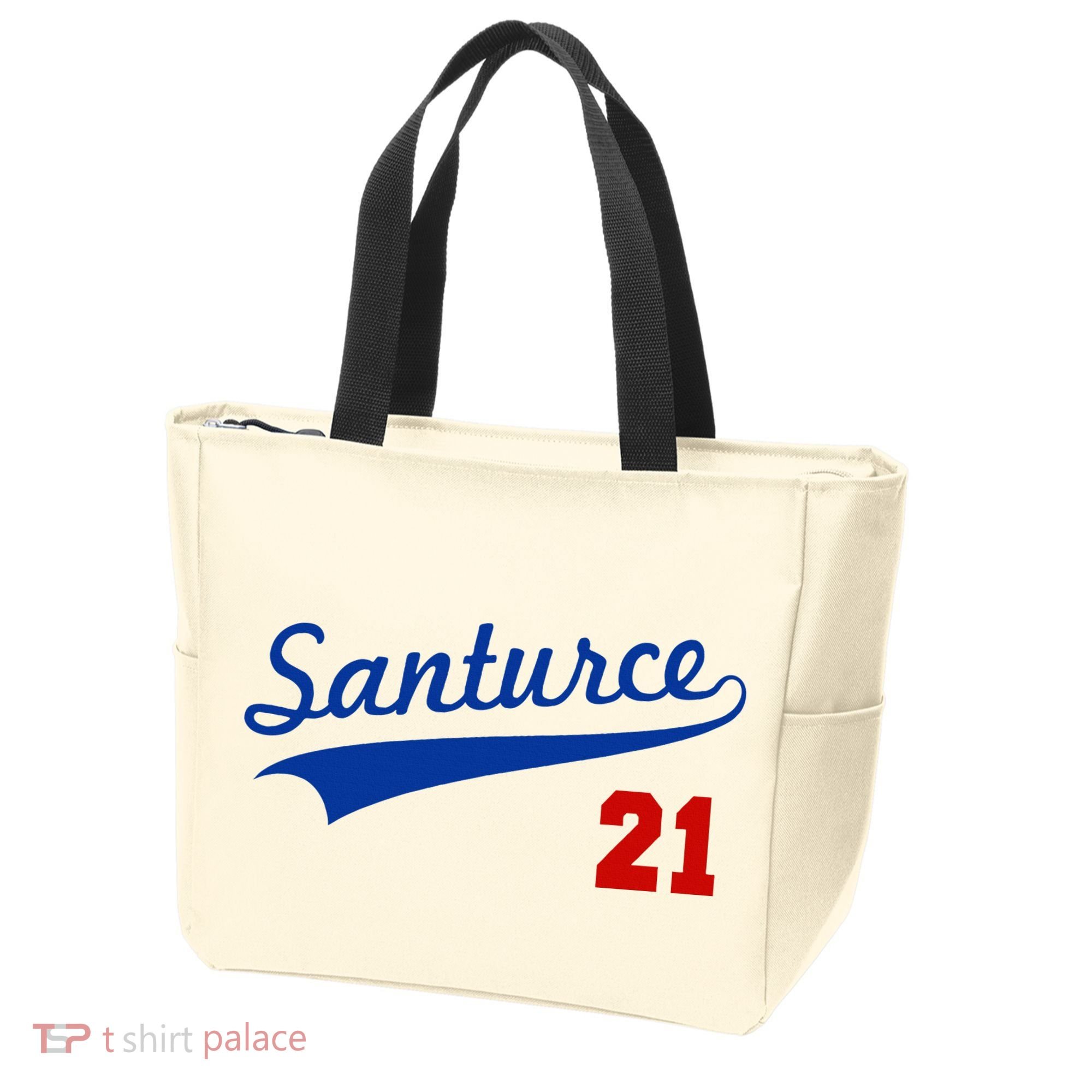 Santurce 21 Puerto Rico Baseball Boricua Tote Bag