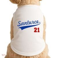 Santurce 21 Puerto Rico Baseball Boricua Doggie Tank thumb 0