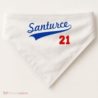 Santurce 21 Puerto Rico Baseball Boricua USA-Made Doggie Bandana