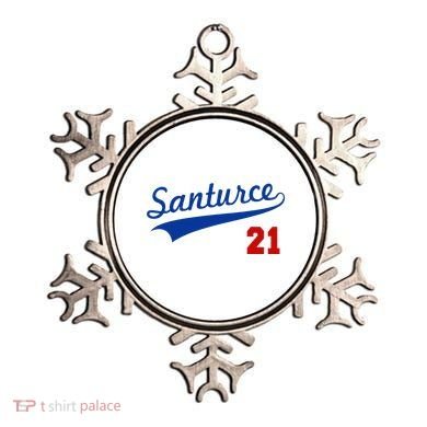 Santurce 21 Puerto Rico Baseball Boricua Ornament