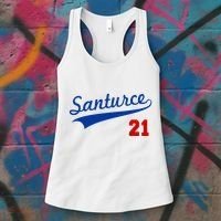 Santurce 21 Puerto Rico Baseball Boricua Women's Tank Top thumb 3