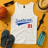 Santurce 21 Puerto Rico Baseball Boricua Tank Top thumb 4