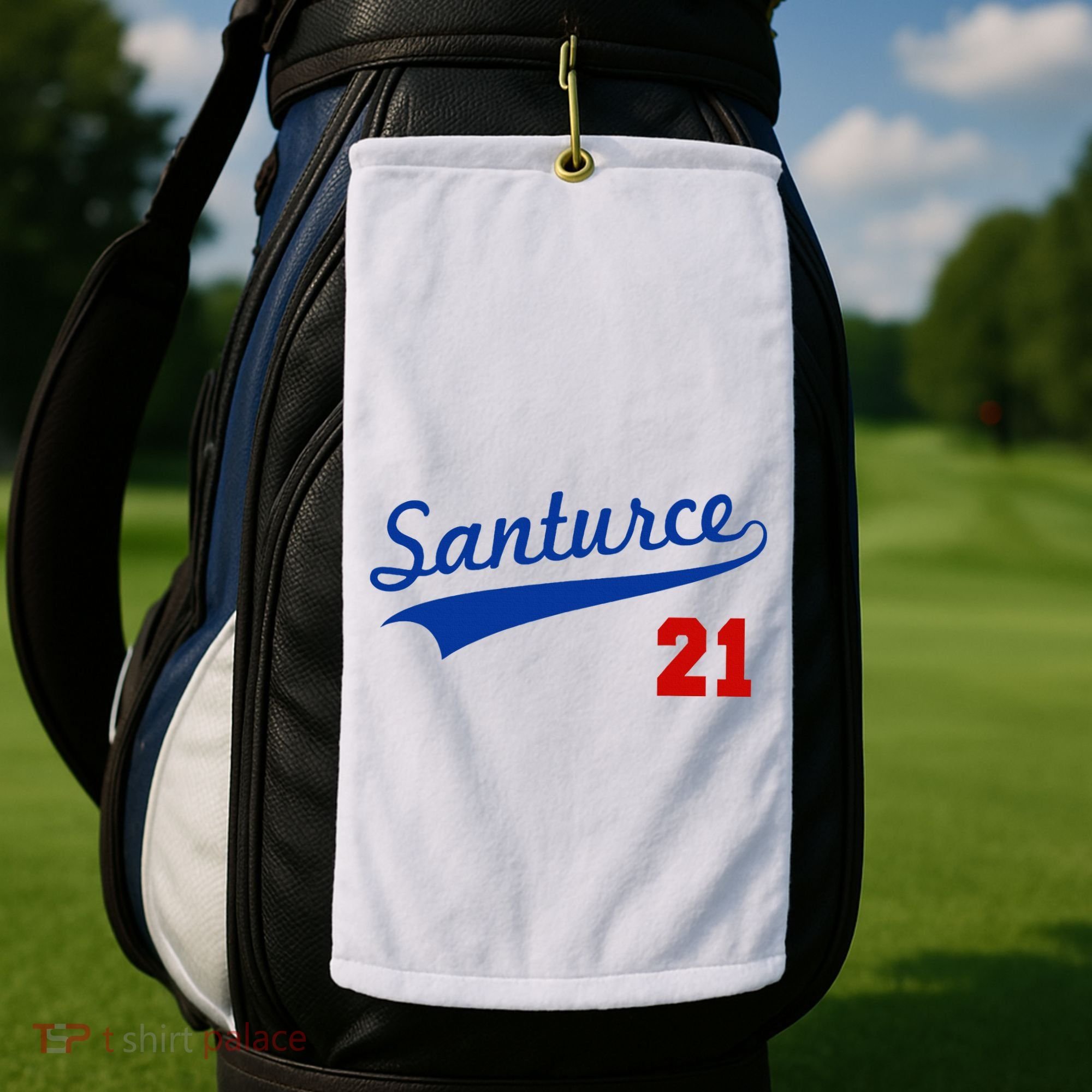Santurce 21 Puerto Rico Baseball Boricua Golf Towel