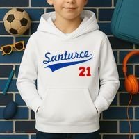 Santurce 21 Puerto Rico Baseball Boricua Kids Hoodie thumb 2