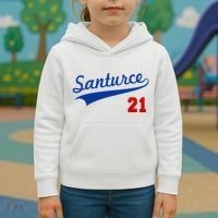 Santurce 21 Puerto Rico Baseball Boricua Kids Hoodie thumb 3