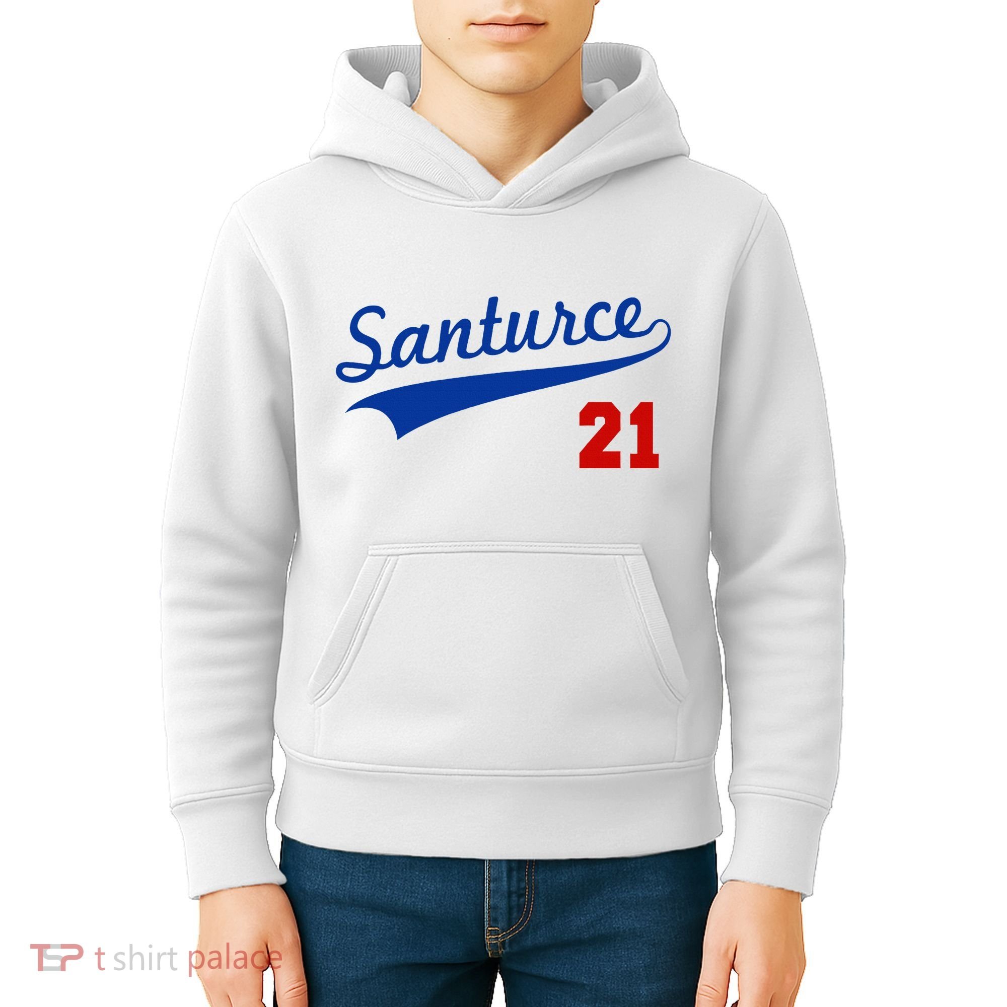Santurce 21 Puerto Rico Baseball Boricua Kids Hoodie