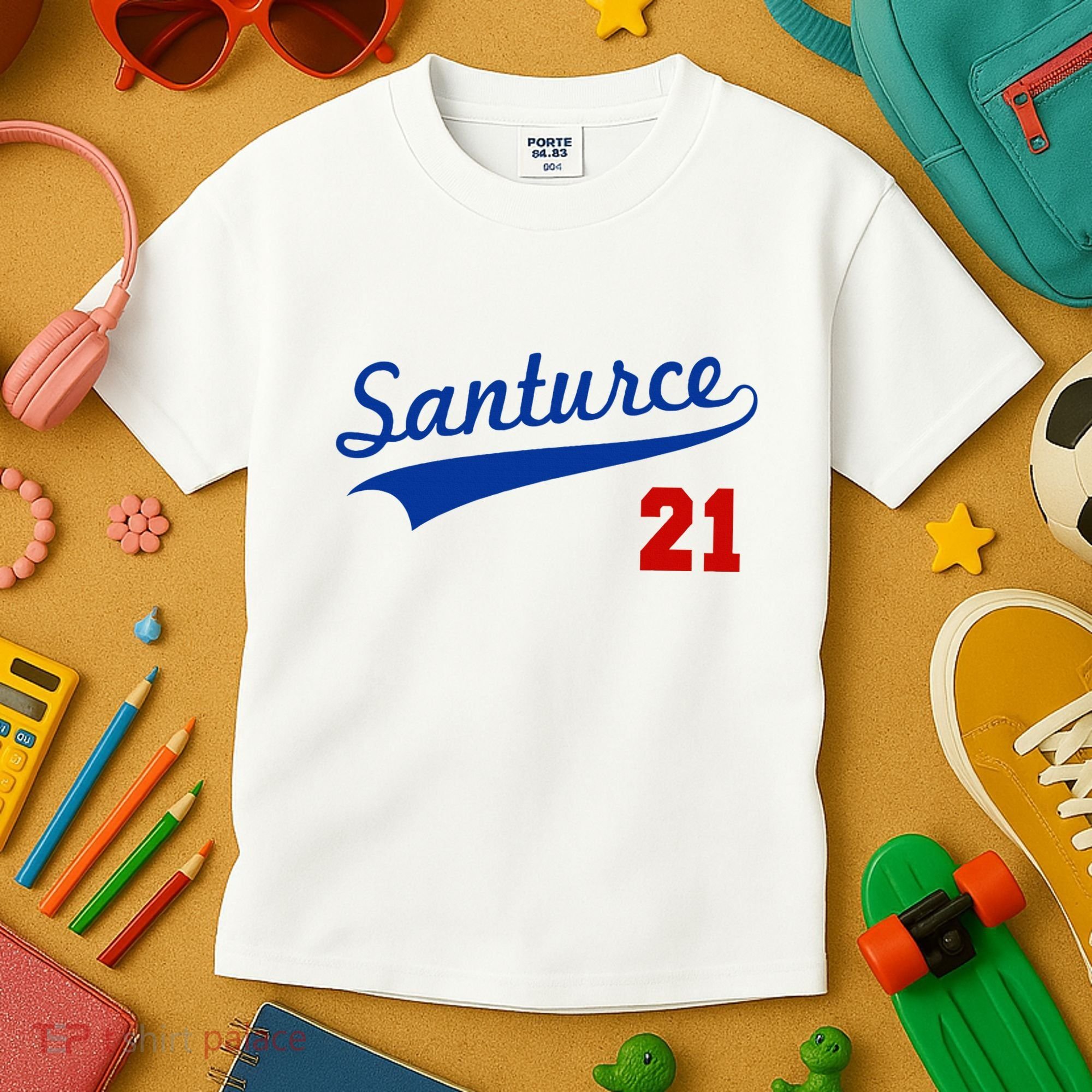Santurce 21 Puerto Rico Baseball Boricua Kids T-Shirt