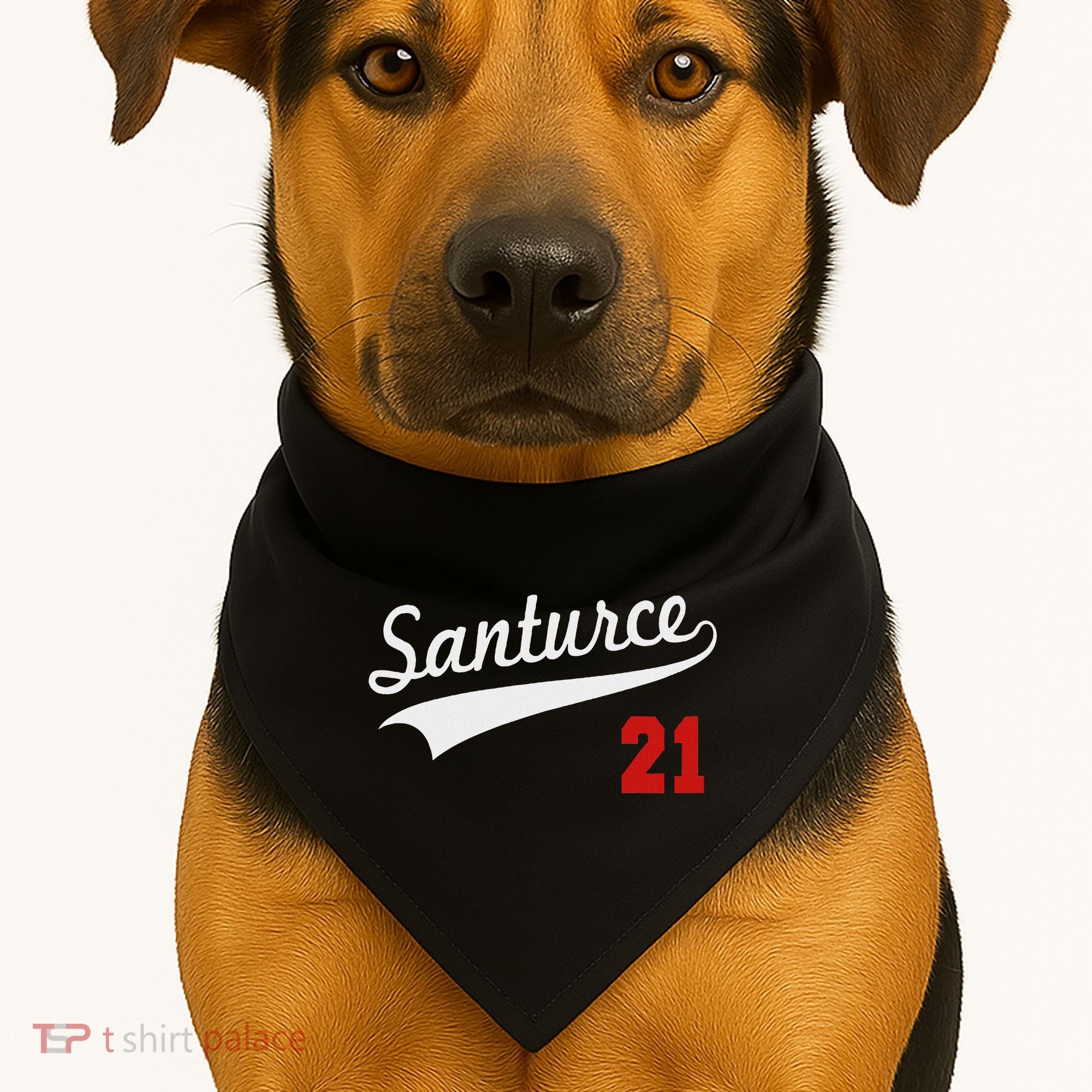 Santurce 21 Puerto Rico Baseball Boricua Women USA-Made Doggie Bandana