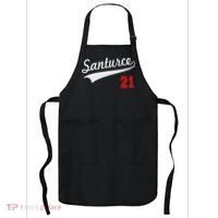 Santurce 21 Puerto Rico Baseball Boricua Women Apron thumb 0
