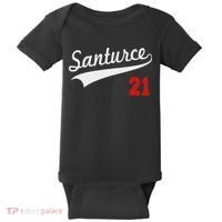 Santurce 21 Puerto Rico Baseball Boricua Women Baby Bodysuit thumb 0