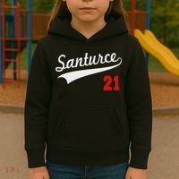 Santurce 21 Puerto Rico Baseball Boricua Women Kids Hoodie thumb 3