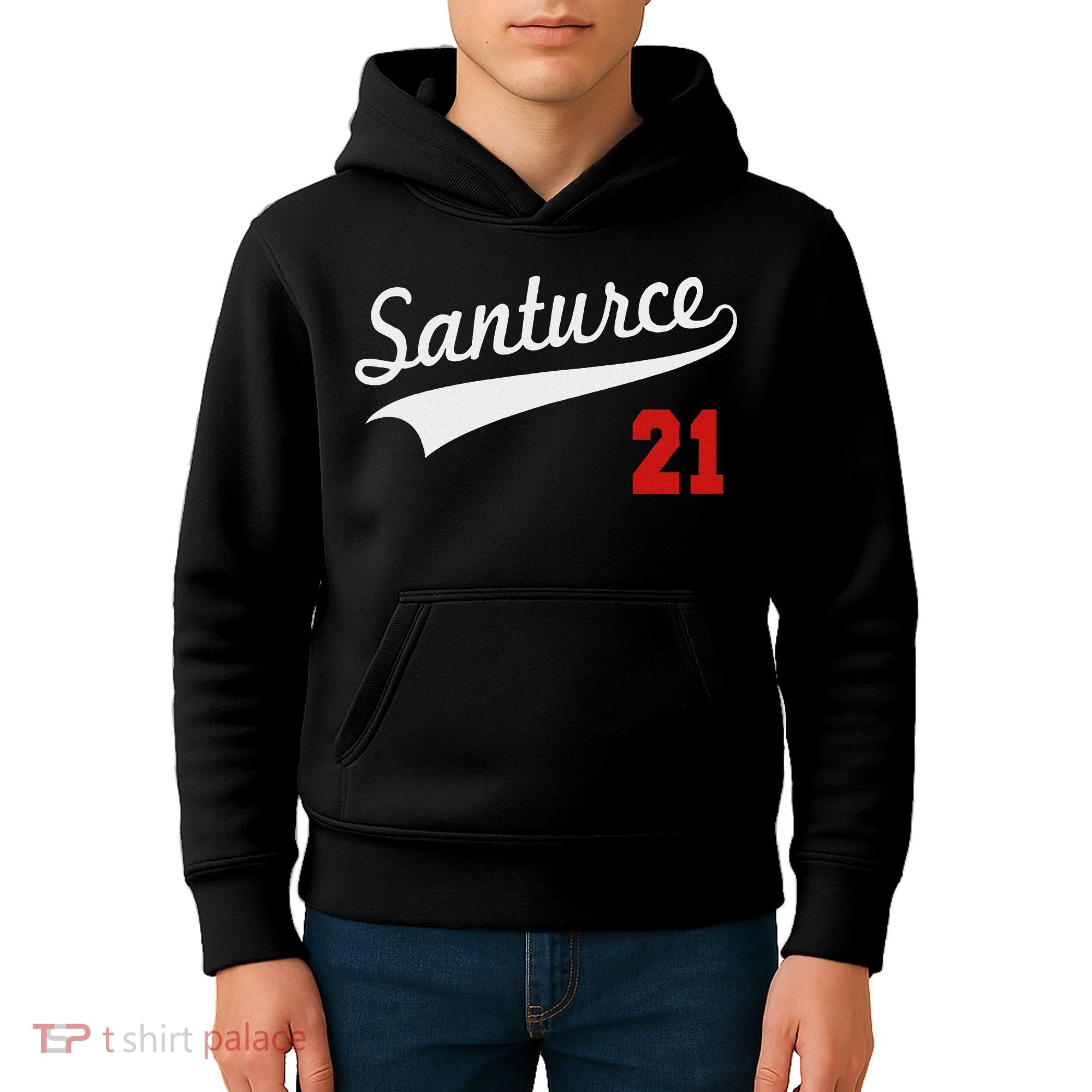 Santurce 21 Puerto Rico Baseball Boricua Women Kids Hoodie