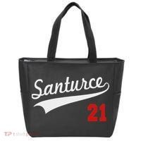 Santurce 21 Puerto Rico Baseball Boricua Women Tote Bag thumb 0