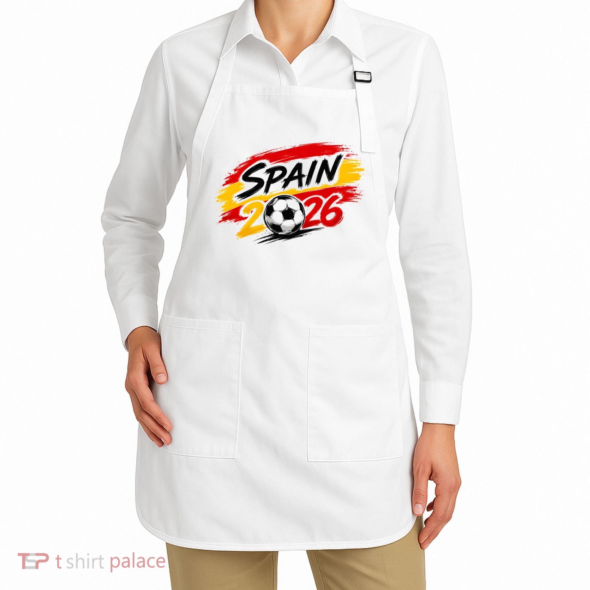 Spain 2026 Soccer Fan Apparel Champions Apron