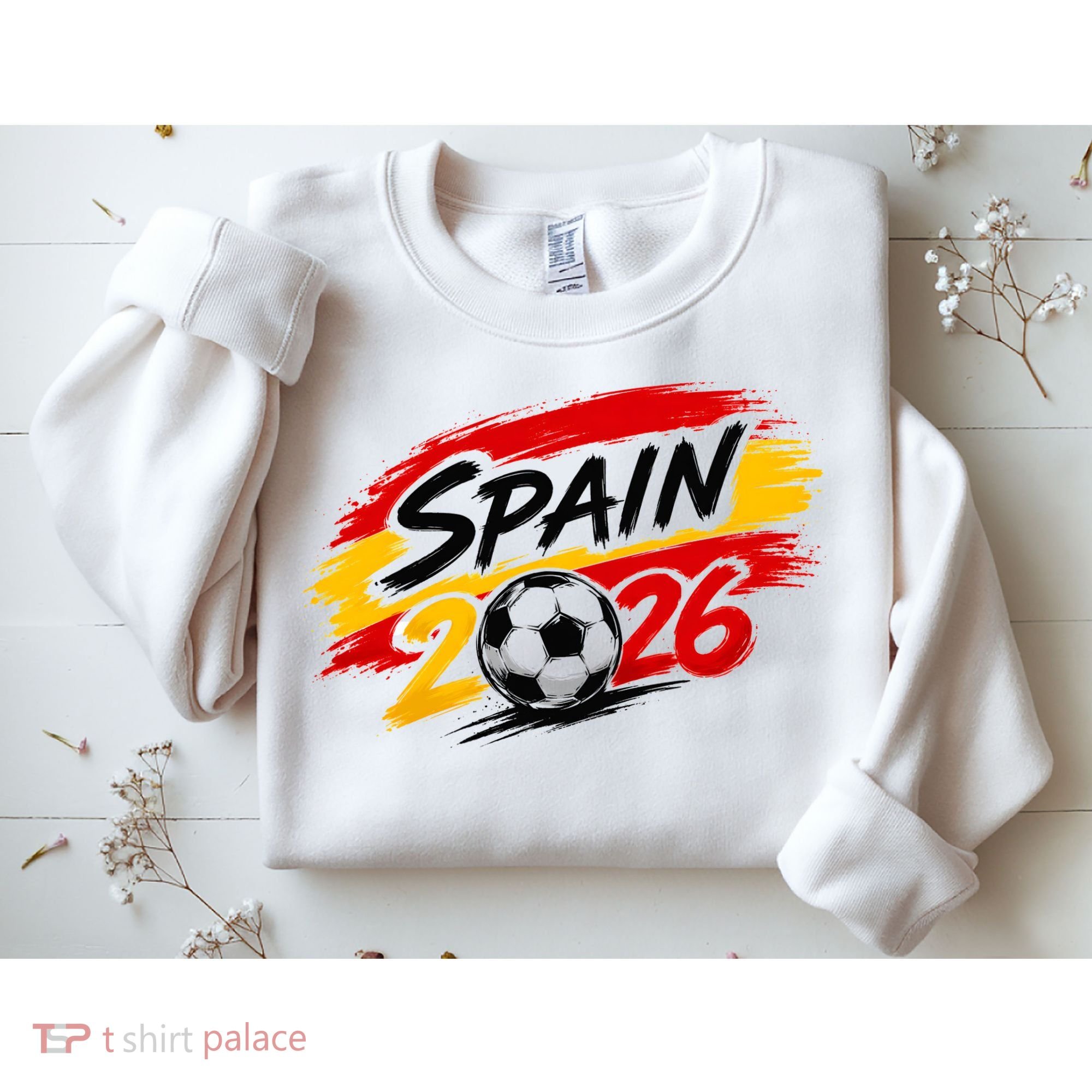 Spain 2026 Soccer Fan Apparel Champions Sweatshirt