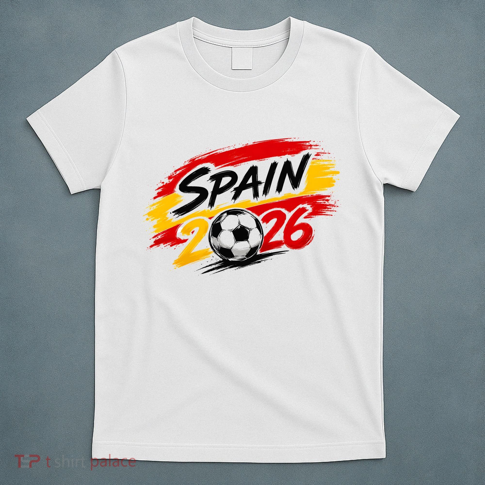 Spain 2026 Soccer Fan Apparel Champions T-Shirt