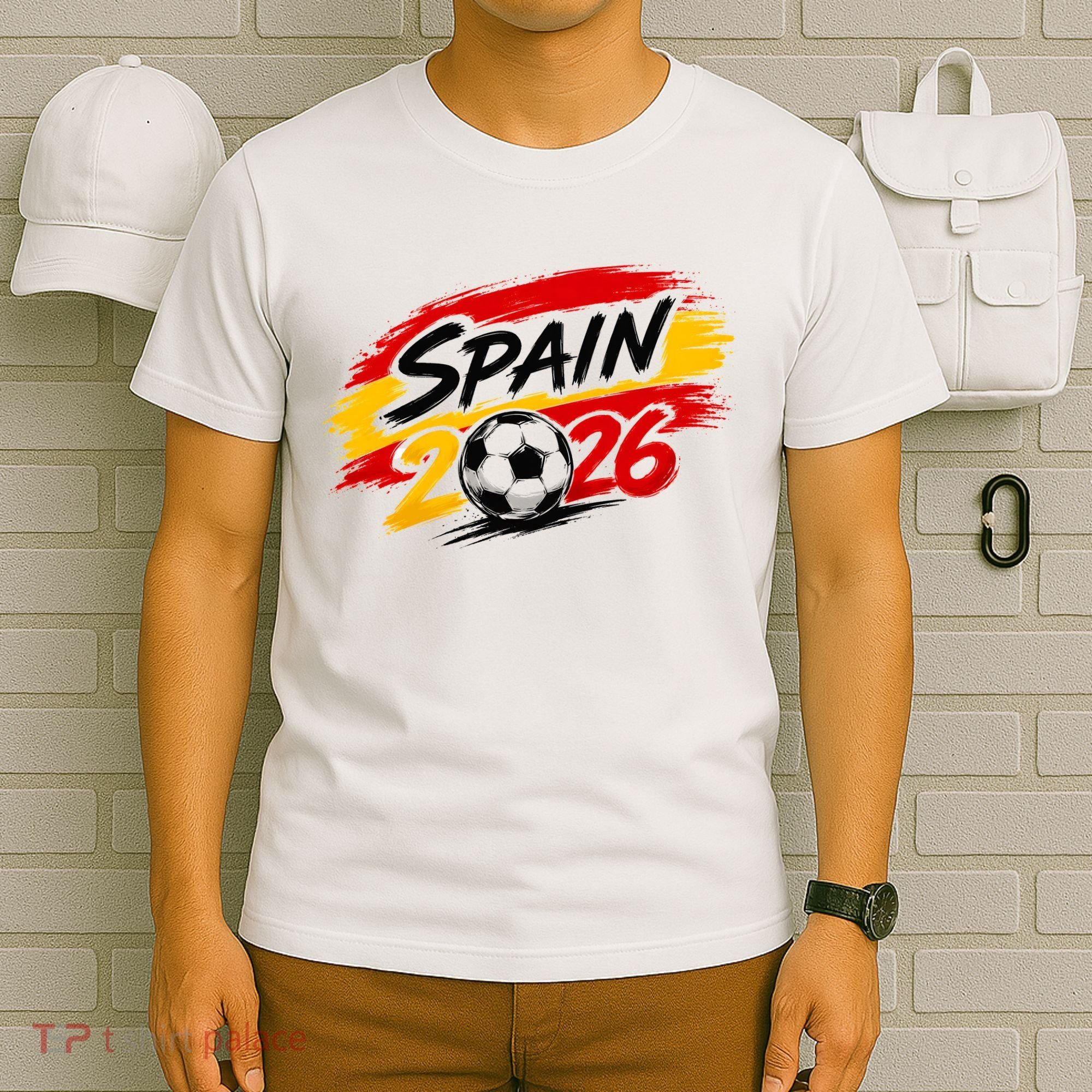 Spain 2026 Soccer Fan Apparel Champions T-Shirt