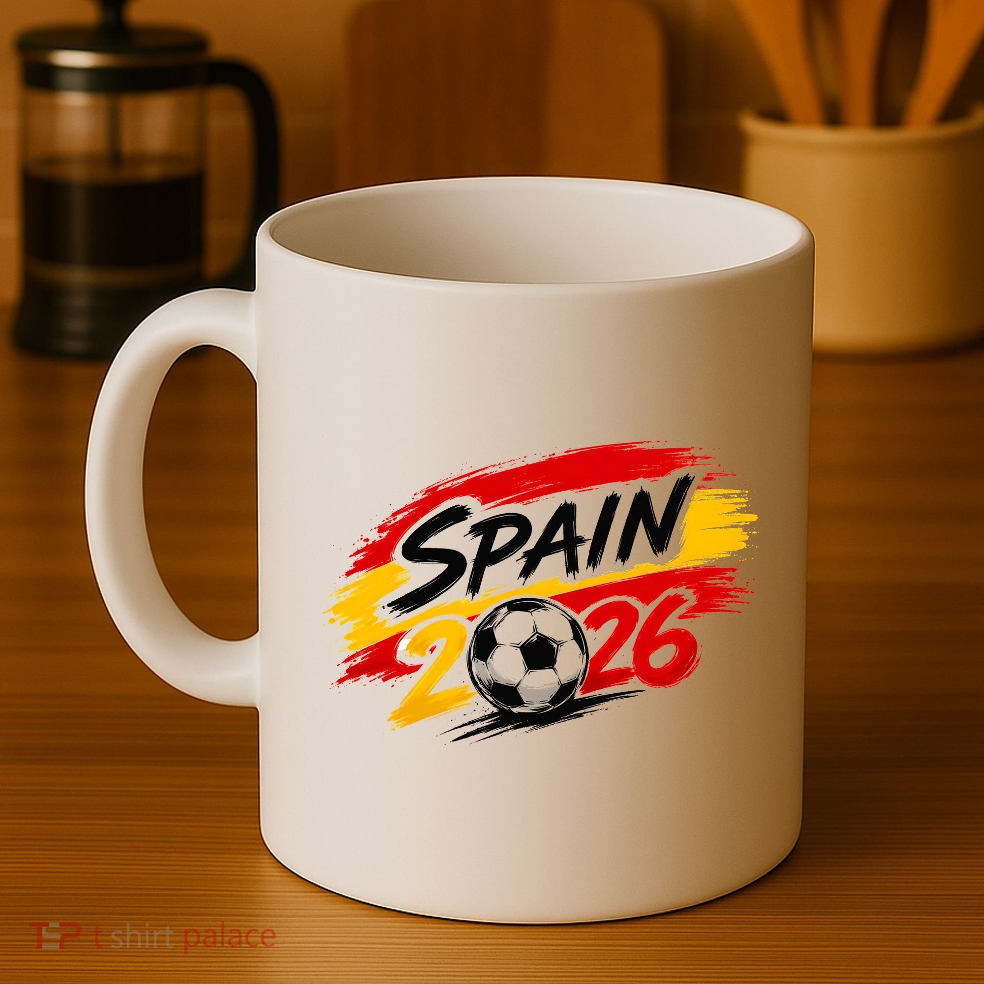 Spain 2026 Soccer Fan Apparel Champions Coffee Mug
