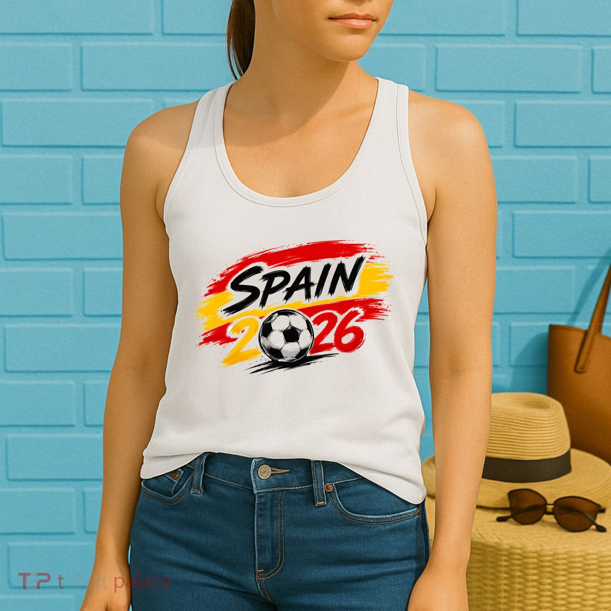 Spain 2026 Soccer Fan Apparel Champions Women's Tank Top