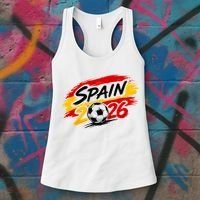 Spain 2026 Soccer Fan Apparel Champions Women's Tank Top thumb 3