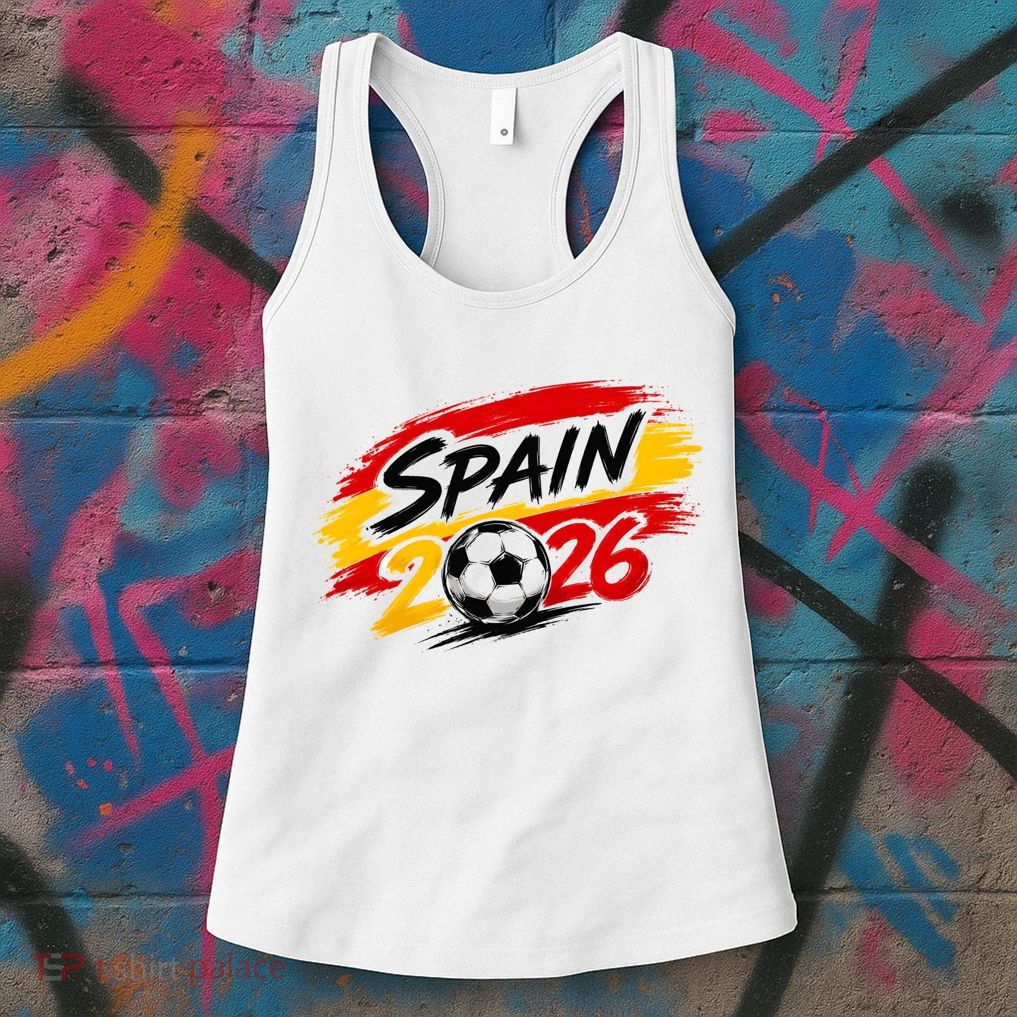 Spain 2026 Soccer Fan Apparel Champions Women's Tank Top