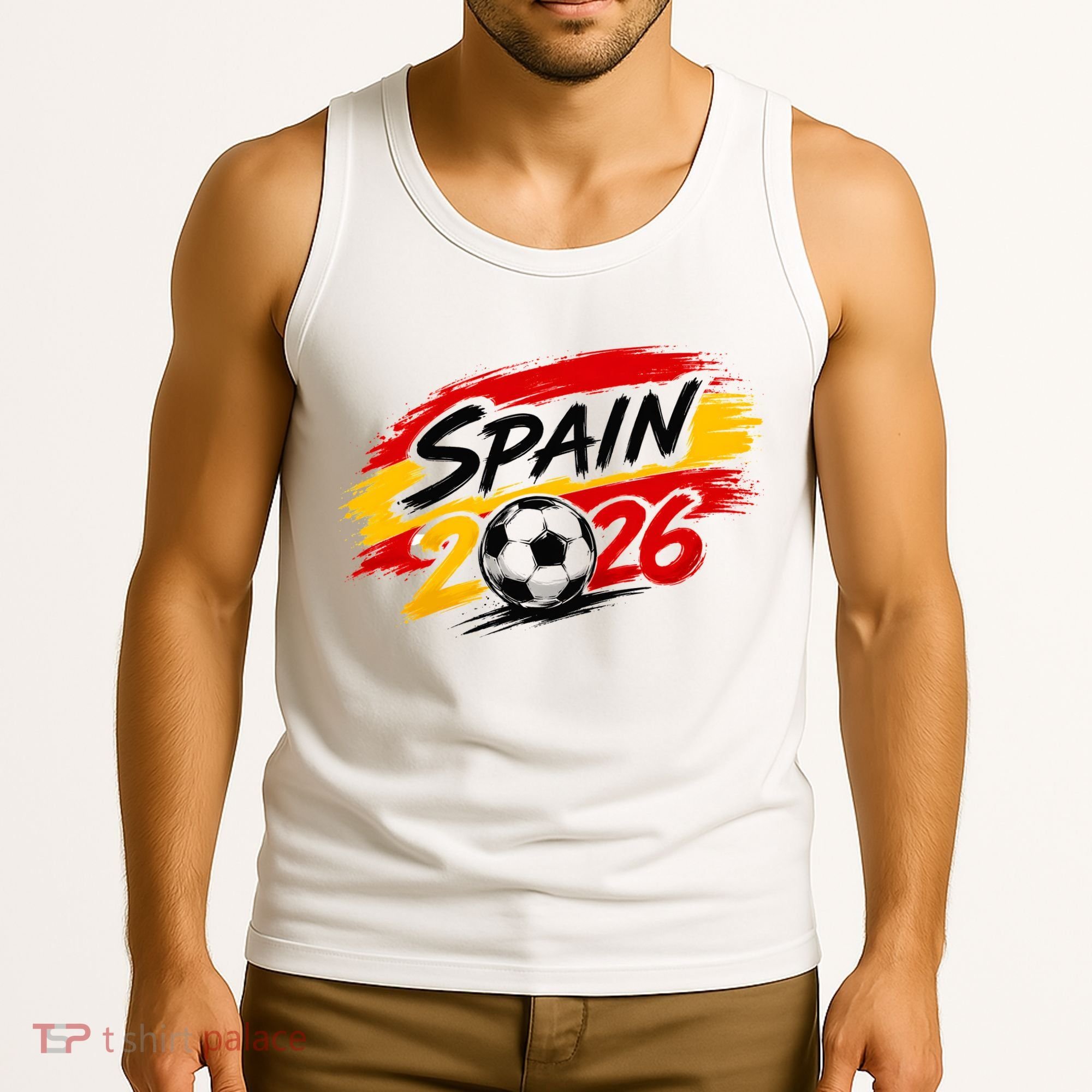 Spain 2026 Soccer Fan Apparel Champions Tank Top